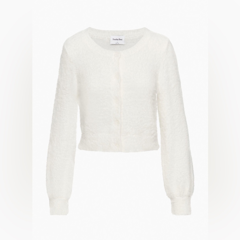 Aritzia -Sunday Best “Carmen” Cream Cardigan